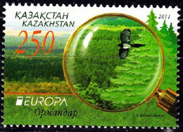 Europa Cept - 2011 - Kazakhstan - (Forest) ** MNH - 2011