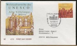 GERMANY - DEUTSCHE - FDC 1996  UNESCO - 1991-2000