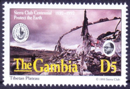 Gambia 1994 MNH, Tibetan Plateau, Himalayan Plateau India - Natuur