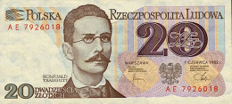 Pologne - Billet De 20 Zloti De 1982 - Poland