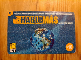 Prepaid Phonecard Argentina, IDT, Hable Más - Argentine