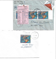 1612c: Österreich 1992, Entdeckung Amerikas, Portogerechte EF- Bzw. MeF- Frankatur Auf Nachnahmebeleg - Cartas & Documentos