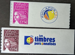 48B & 48C Ou 3729C & 3729D Le 1.11€ Avec Ses 2 Couleurs - Unused Stamps