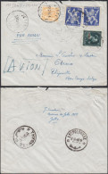 Belgique 1946 - Lettre Par Avion De Jette -Belgique Vers Thysville-Bas Congo Belge. Émission: -10%.  (EB) AR-01877 - Gebruikt