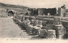 TUNISIE - Carthage - Runes Du Théâtre Romain - Les Châpiteaux Et La Scène - LL - Carte Postale Ancienne - Tunisia