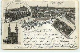 Serbie - Uvözlet SZABADKAROL - Szabadka, Terezia Templom ... 1898 - Serbie
