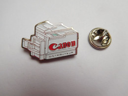 Superbe Pin's , Informatique , Canon , Distributeur - Informatica