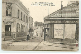 CHAMBOURCY - La Grande Rue, Prise De La Place - Epicerie Parisienne - Restaurant Maison Varillon - Chambourcy