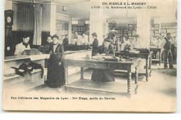 LYON VI - Boulevard Du Lycée - Ch. Kiemlé & L. Marcet - Vue Intérieure Des Magasins De Lyon ... - Lyon 6