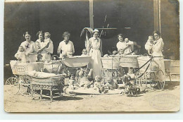 Carte Photo W. Schmidt - RPPC - MUHLHAUSEN - Nurserie - Kindergarten - Muehlhausen