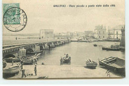 Italie - GALLIPOLI - Mare Piccolo E Ponte Visto Dalla Citta - Barques - Autres & Non Classés