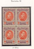 Croix-rouge - N°134A En Bloc De 4** (MNH). Dentelure 12 - 1914-1915 Croce Rossa