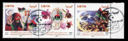 LIBYA 2012 Revolution Anniversary With Orchids (set - Fine PMK) - Libia