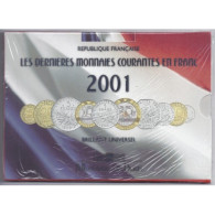 FRANCE - COFFRET  BRILLANT UNIVERSEL 2001 - 10 PIECES - BU - Autres & Non Classés