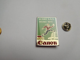 Beau Pin's , Informatique , Canon , Ecole SAV , Promo 90/91 , Signé Tosca - Computers