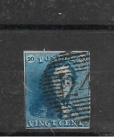 België N° 2 - 1849 Epaulettes
