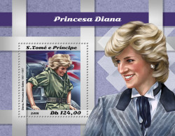 SÃO TOMÉ AND PRÍNCIPE  2018 MNH  Princess Diana  Michel Code:  8064 / Bl.1461. Yvert&Tellier Code: 1208 - Sao Tome Et Principe