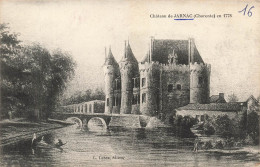 FRANCE - Vue Générale Du Château De Jarnac (Charente) En 1778 - L Leboh éditeur - Carte Postale Ancienne - Jarnac