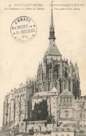 FRANCE - Mont Saint Michel - Les Clochetons Et La Flèche De L'Abbaye - Carte Postale Ancienne - Le Mont Saint Michel