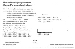 0061q: Post- & Telekom- Beleg 1993 - Abarten & Kuriositäten