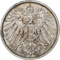 Empire Allemand, Wilhelm II, Mark, 1911, Muldenhütten, Argent, TTB+, KM:14 - 1 Mark