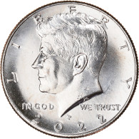 Monnaie, États-Unis, Half Dollar, 2022, Philadelphie, SPL, Cupronickel Plaqué - 1964-…: Kennedy