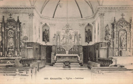 FRANCE - Greuville - Intérieur - église - Carte Postale Ancienne - Dieppe