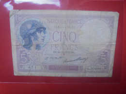 FRANCE 5 FRANCS 1932 Circuler (B.33) - 5 F 1917-1940 ''Violet''