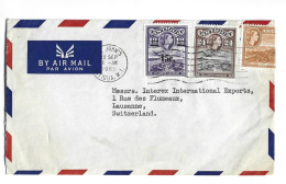 ANTIGUA & BARBUDA - 1965 AIRMAIL COVER TO SWITZERLAND - 1960-1981 Interne Autonomie