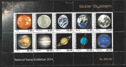 SRI LANKA. N°1964-73 Oblitérés De 2014. Système Solaire. - Astronomie