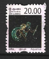 SRI LANKA. N°1611 Oblitéré De 2007. Verseau. - Astrologie