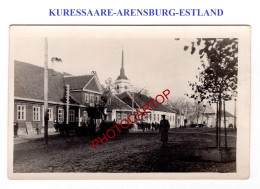 KURESSAARE-ARENSBURG-ESTLAND-CARTE PHOTO Allemande-GUERRE-14-18-1 WK-Militaria-ÖSEL- - Estonia