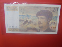 FRANCE 20 FRANCS 1980 Circuler (B.33) - 20 F 1980-1997 ''Debussy''