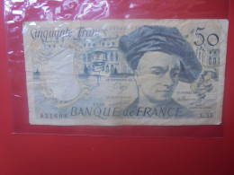 FRANCE 50 FRANCS 1989 Circuler (B.33) - 50 F 1976-1992 ''Quentin De La Tour''