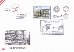 AIRPLANE   FDC COVERS 2004  AUSTRIA - FDC