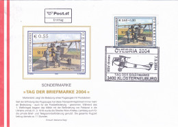 AIRPLANE   FDC COVERS 2004  AUSTRIA - FDC