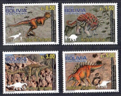 Bolivia 2012 Dinosaurs 4V MNH - Bolivie