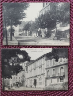 Annonay , 2 Cartes Banque De France Et Rue Marc Seguin - Annonay