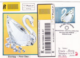 RECOMMENDED BRILLIANT SWAN    FDC COVERS 2004  AUSTRIA - FDC