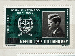 République Du Dahomey J.F.Kennedy MNH Overprint 1967 - Kennedy (John F.)