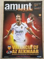 Programme Valencia CF - AZ Alkmaar - 5.4.2012 - UEFA Europa League - Football Soccer Fussball Calcio Programm - Books