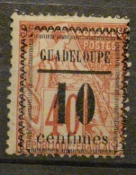 GUADELOUPE  -  N° 7  I D   -  Neuf * Avec Charnière  - TTB  -  Variété - Autres & Non Classés