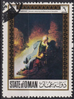 1969 Oman ° Dutch Paintings, Rembrandt, Jeremiah, Lamenting The Destruction Of Jerusalem ( Ilegal) - Oman