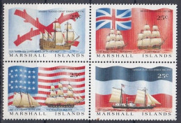 MARSHALL ISLANDS 185-188,unused (**) Ships - Marshall
