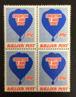 GREAT BRITAIN 1980 - Ballonn Post 25p - A2 - Nuovi