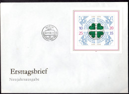 DDR, FDC Block "Neujahr 1984" - Sonstige & Ohne Zuordnung