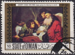 1969 Oman ° Dutch Paintings, Govert Flink Isac Giving His Blessing To Jakob ( Ilegal) - Oman