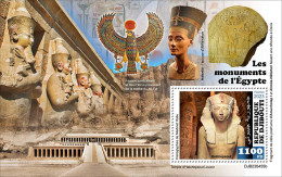 2024-02 - DJIBOUTI- MONUMENTS OF EGYPTE            1V  MNH** - Egiptología