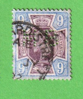 GBT1966- GRÃ-BRETANHA 1887_ 92- USD_ PERFURADO_ VC= $45 - Usados