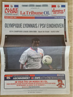 Programme Paper Olympique Lyonnais - PSV Eindhoven - 5.04.05 - UEFA Champions League - Football Fussball Calcio Programm - Libros